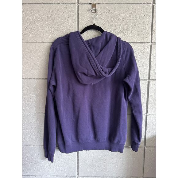 Vintage Women's Y2K Oversized Full Zip Double Lined Nike Hoodie size L in Navy - Picture 3 of 3